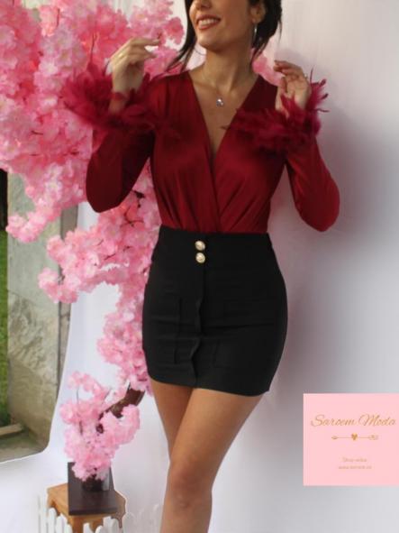 Body Satinado Plumas [1]