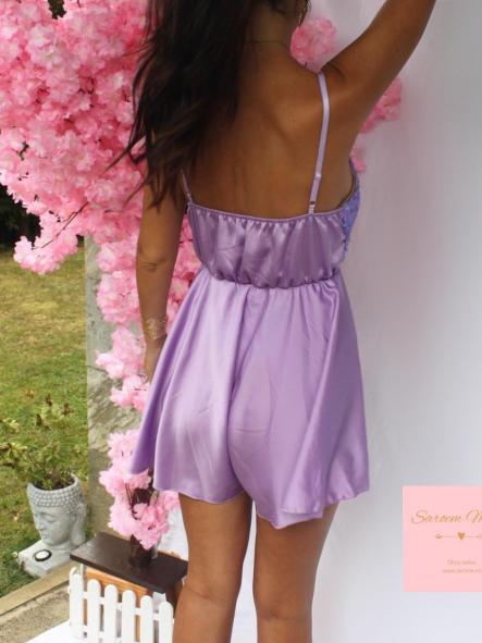 Mono Raso Lentejuelas Morado [2]