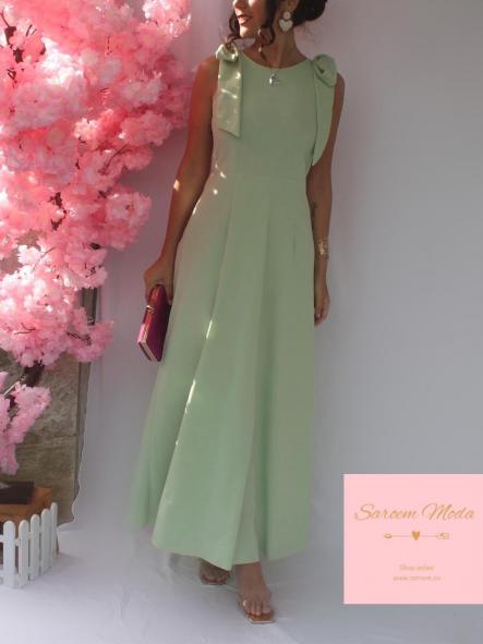 Vestido Matilde Verde Menta