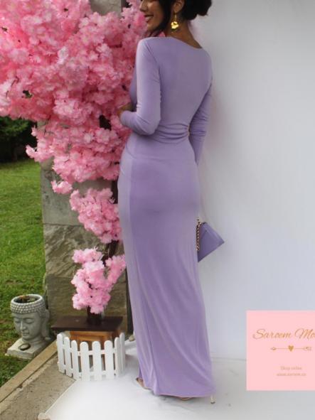 Vestido Nudo Lila [0]