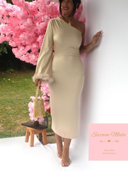 Vestido Valentina Beige