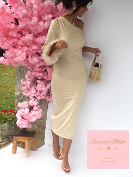 Vestido Valentina Beige [3]