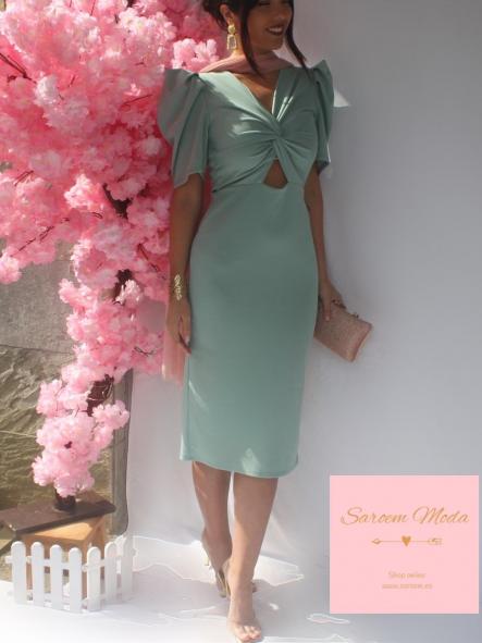 Vestido Daryna Verde Basil