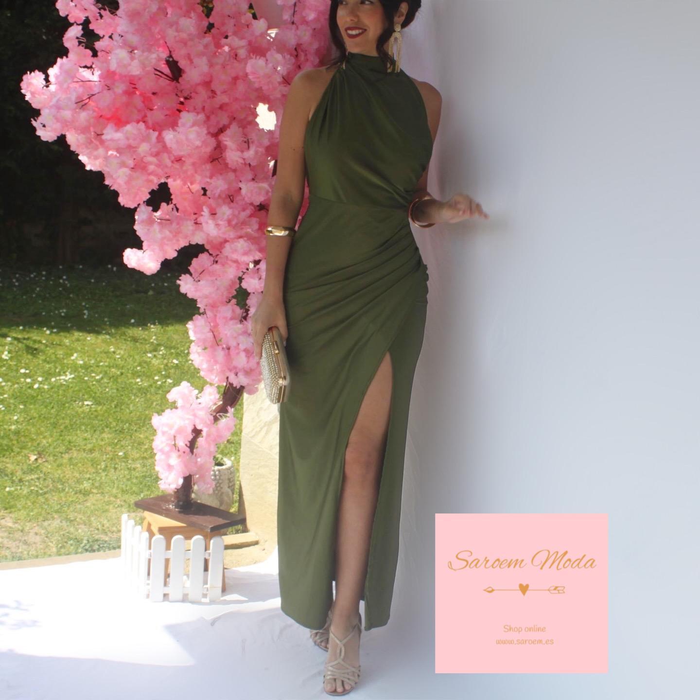 Vestido Yanis Verde Caqui