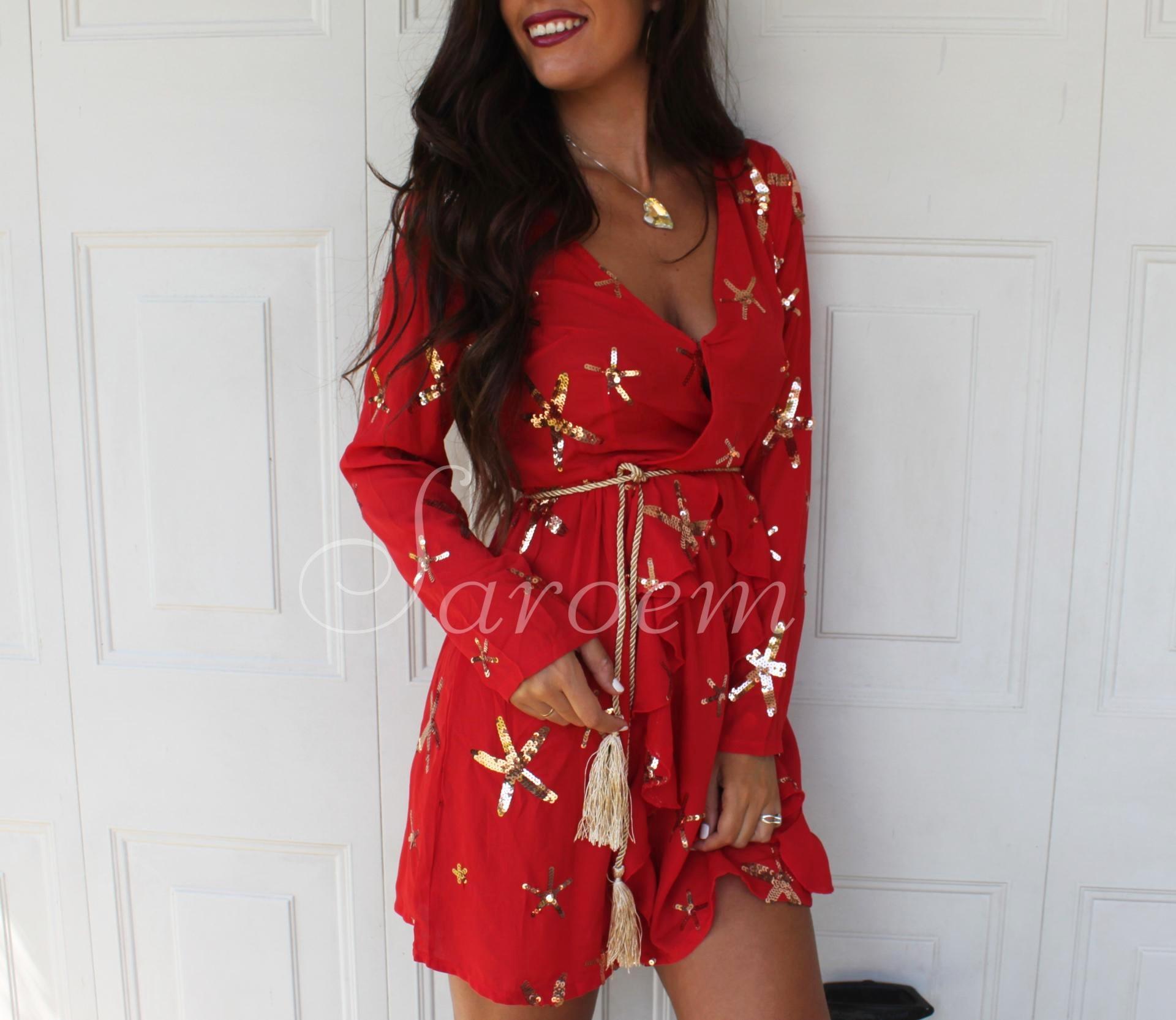 Vestido Singapur Rojo