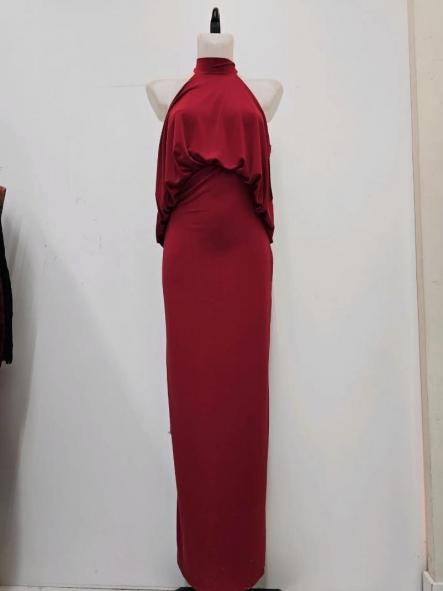 Vestido Linda Rojo Vino [3]