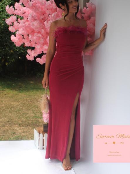 Vestido Zulia Cereza