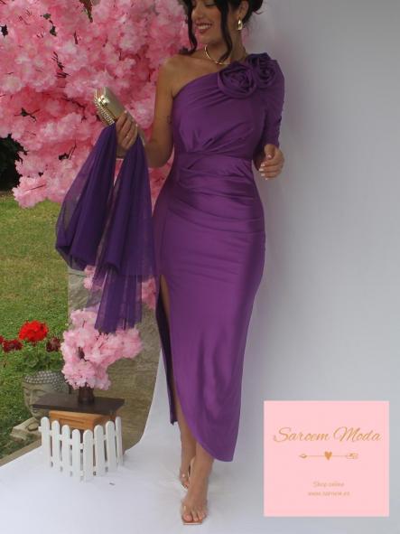 Vestido Evelina Morado [3]