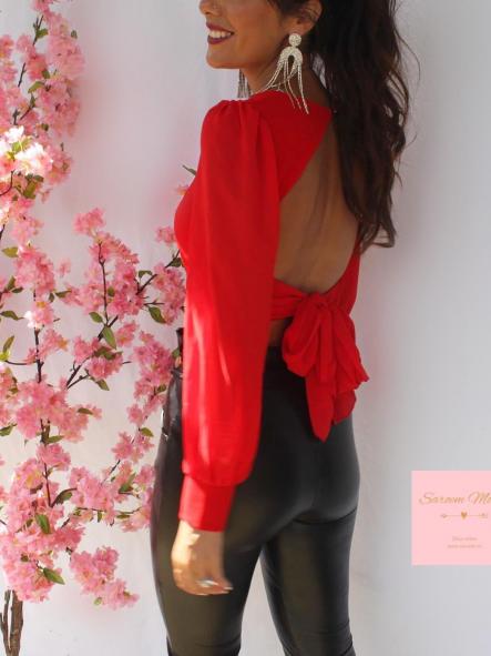 Blusa Lazada Roja [3]