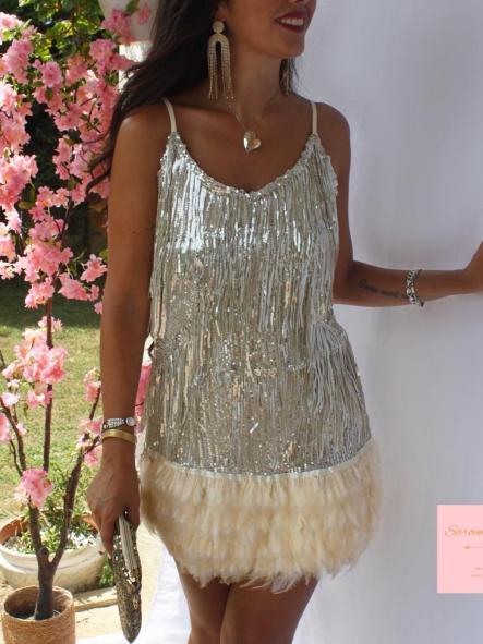 Vestido Ángel Oro [2]