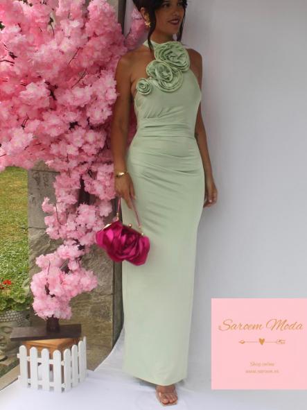 Vestido Kiwa Verde Menta