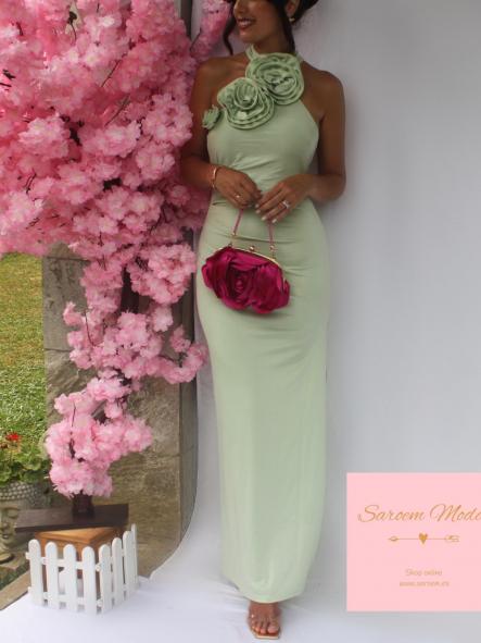 Vestido Kiwa Verde Menta [3]