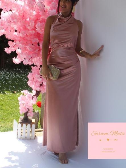 Vestido Ava Rosa Maquillaje