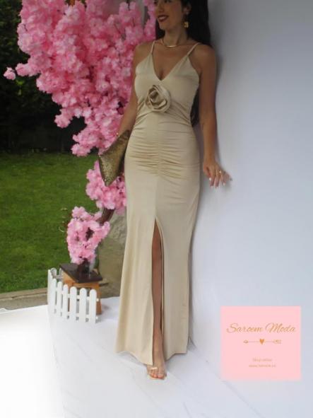 Vestido Ariel Beige/Oro [2]