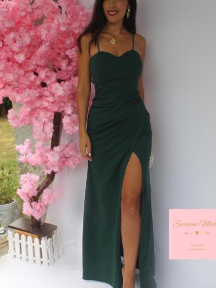 Vestido Dama Verde Botella [2]