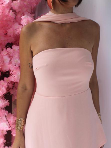 Vestido Ágata Rosa Pastel  [4]