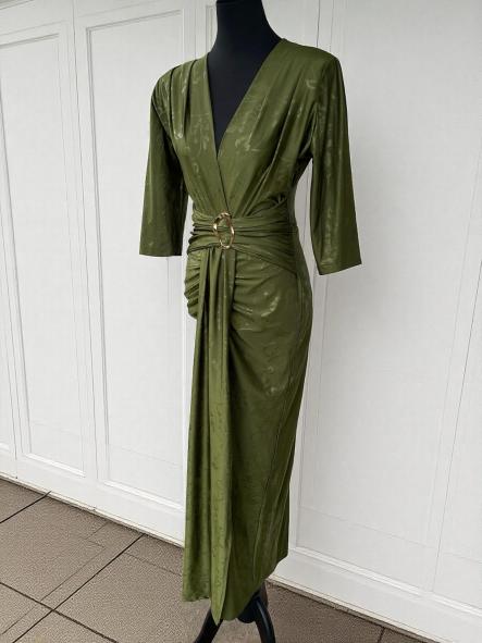 Vestido Atenea Verde Oliva [4]