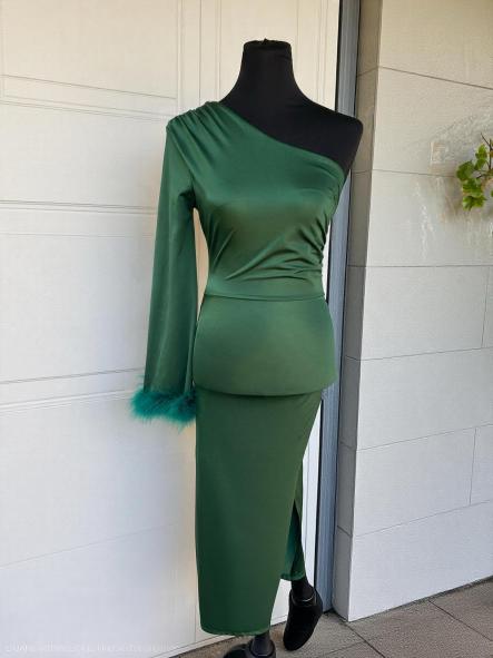 Vestido Valentina Verde Botella [2]