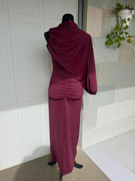 Vestido Elara Burdeos Ciruela [4]