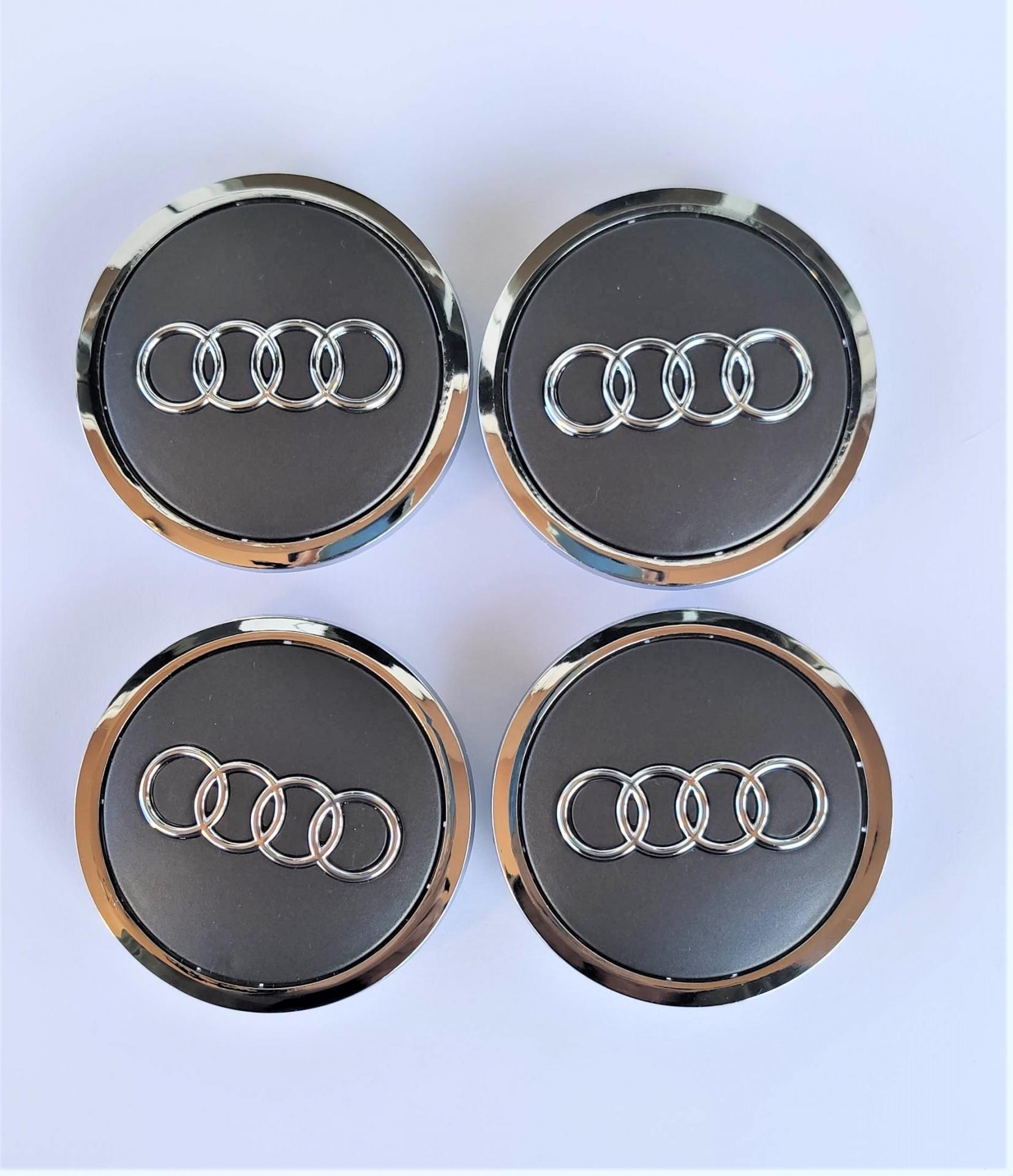 69 x 58 mm. Tapa Buje Rueda Valida para "Audi"   Color  Gris   Diametro:  Exterior 69mm. Interior 58mm.