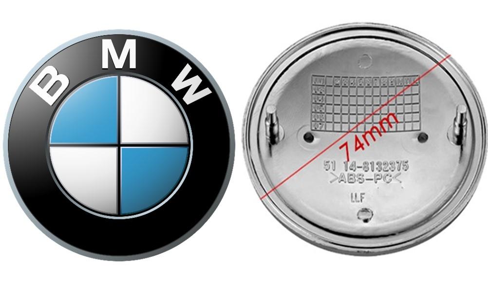 Anagrama Logotipo TRASERO de 74mm. diametro valido para BMW