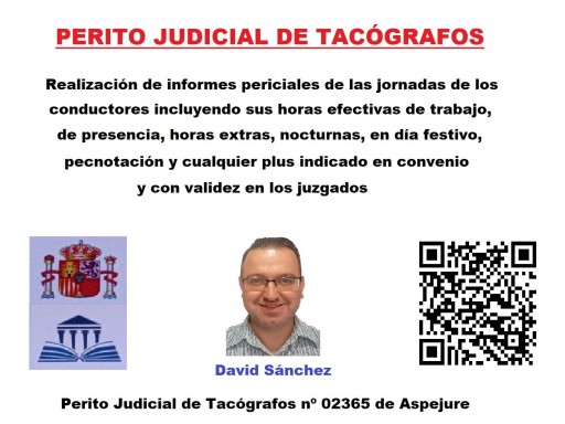 PERITO JUDICIAL DE TACÓGRAFOS [0]