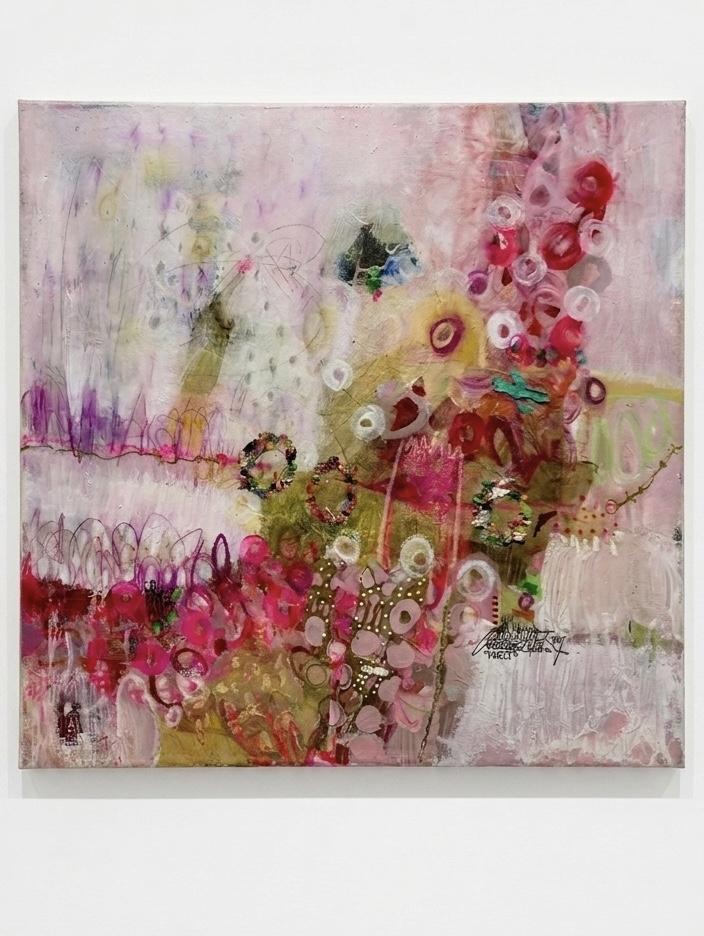 Cuadro Abstracto Pintado a Mano – Personalizado y por Encargo - 70x70 cm – Sin marco. Envío incluído