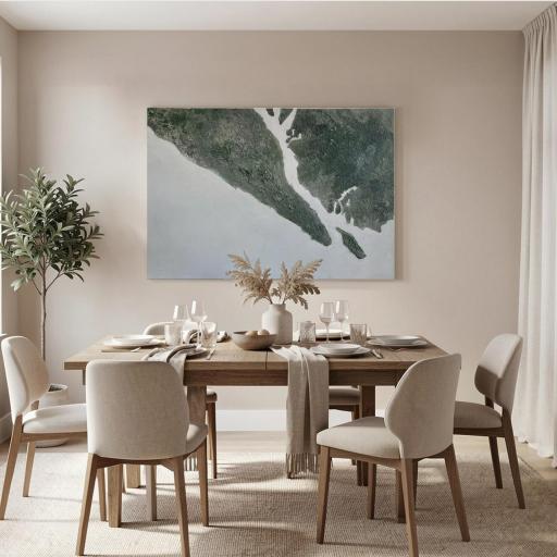 Cuadro Abstracto con textura “Punta Umbría”  116x73 Obra original sin marco