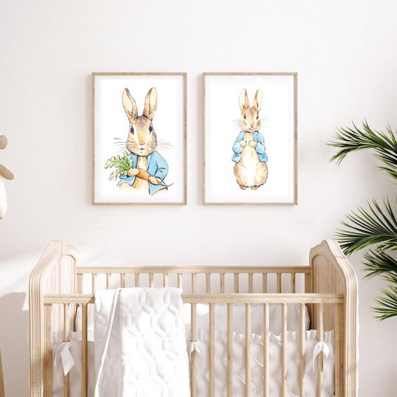 2 LAMINAS INFANTILES Peter rabbit