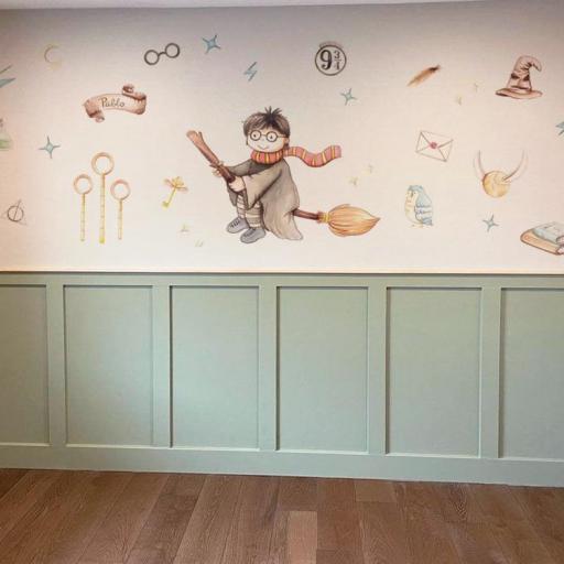 Vinilo Infantil de Harry Potter | Decoración Mágica para Habitaciones de Bebés [3]