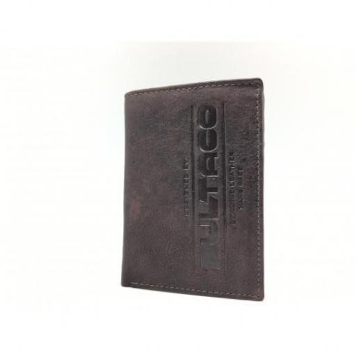 Cartera Billetero Bultaco de Piel Marron [0]