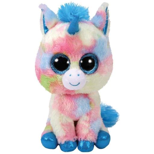 TY- Beanie Boo's Blitz, unicornio, Color azul, 23 cm  [0]