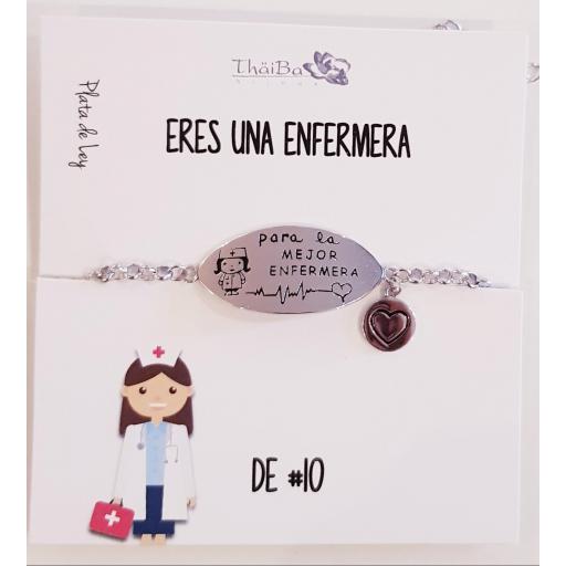 Pulsera en Plata para la Enfermera [0]