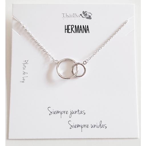 Collar Plata Hermanas [0]