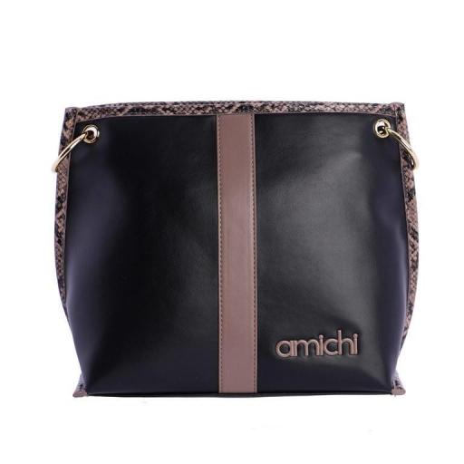 Bolso bandolera Amichi negro