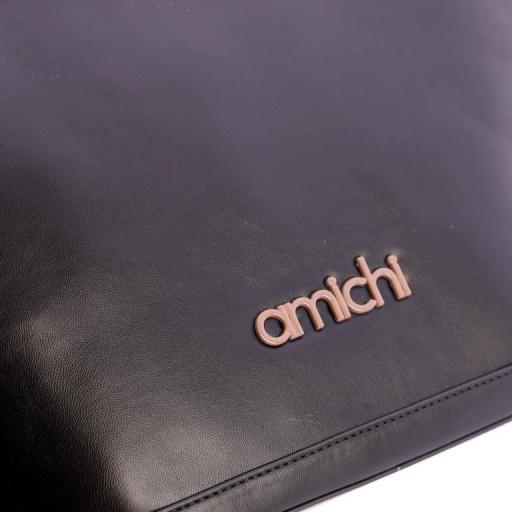 Bolso shopper Amichi negro [3]