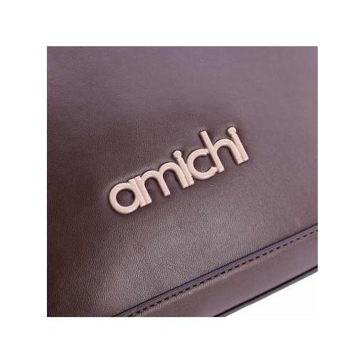 Bolso shopper marron Amichi [3]