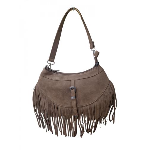 Bolso Amichi Ante Marron con flecos