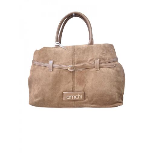 Bolso de mano Amichi Ante Marron