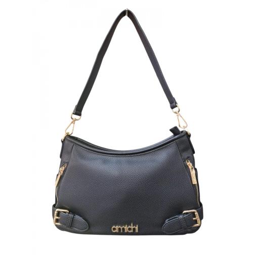 Bolso de hombro Amichi negro