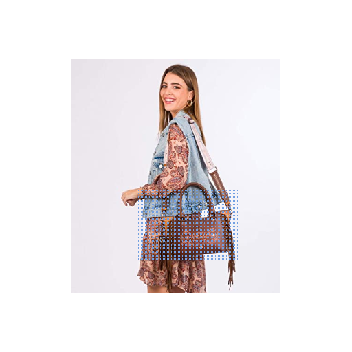 Bolso con flecos marrón [1]