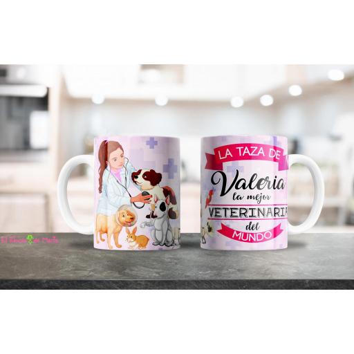 Taza para la mejor Veterinaria Personalizada