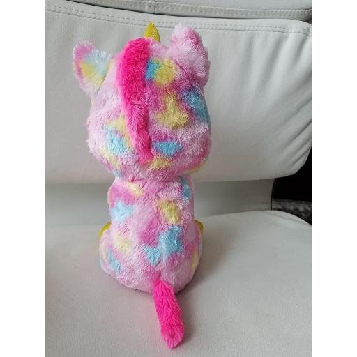 TY - Unicornio de peluche, 23 cm, color rosa  [2]