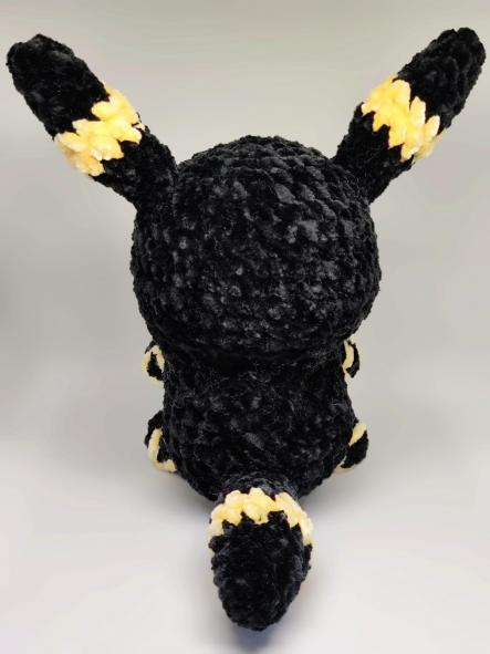 Umbreon Pokémon a crochet hecho a mano con lana suave peluche amigurumi hand made [3]