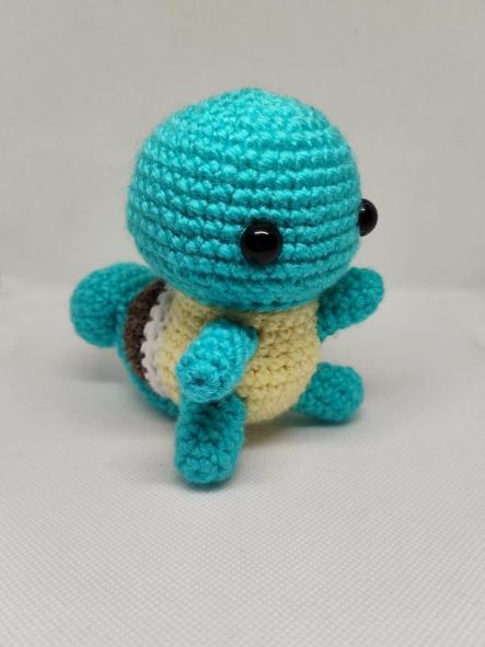 Pokémon Squirtle a crochet hecho a mano peluche amigurumi hand made