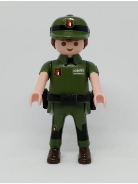 Playmobil personalizado con uniforme Agentes medioambientales de Castilla la Mancha hombre