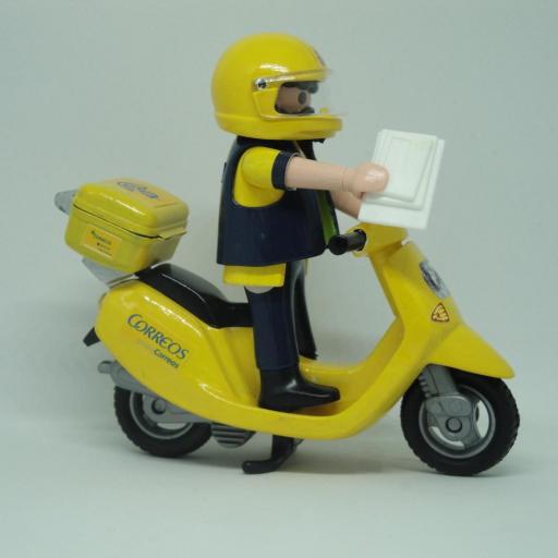 Playmobil personalizado uniforme de Correos cartero con ciclomotor elije hombre o mujer  [1]