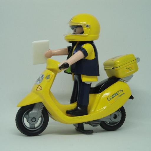 Playmobil personalizado uniforme de Correos cartero con ciclomotor elije hombre o mujer  [3]