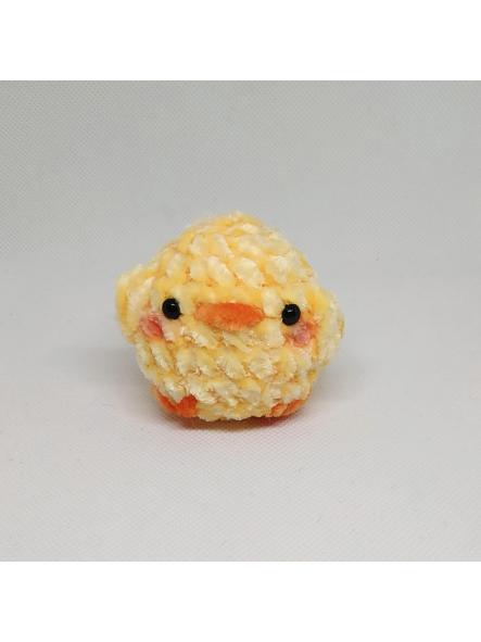 Pollito a crochet hecho a mano con lana suave peluche amigurumi little chicken hand made 