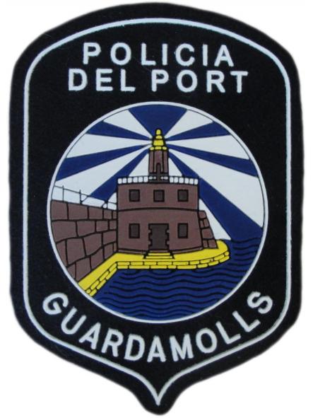 Policía Portuaria Guardamolls Baleares parche insignia emblema distintivo police port